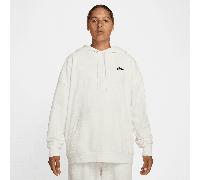 Nike Club Fleece Men's Oversized French Terry Pullover Hoodie - White - Cotton XS