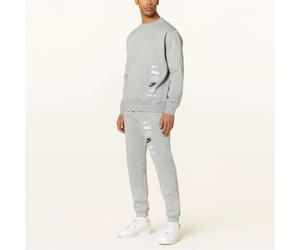 Nike Club Fleece+ Multi Logo Tracksuit Dark Grey Heather Joggers Jogging Bottoms