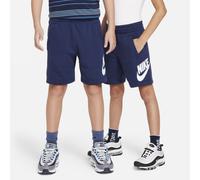 Nike Club Fleece Older Kids' French Terry Shorts - Blue - Cotton/Polyester