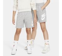 Nike Club Fleece Older Kids' French Terry Shorts - Grey - Cotton/Polyester M