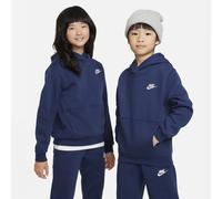 Nike Club Fleece Older Kids' Pullover Hoodie - Blue - Cotton/Polyester M