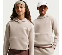 Nike Club Fleece Older Kids' Pullover Hoodie - Brown - Cotton/Polyester M