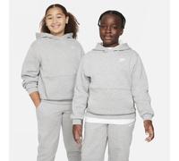 Nike Club Fleece Older Kids' Pullover Hoodie (Extended Size) - Grey - Cotton/Polyester L+