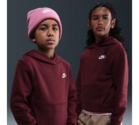 Nike Club Fleece Older Kids' Pullover Hoodie - Red - Cotton/Polyester S