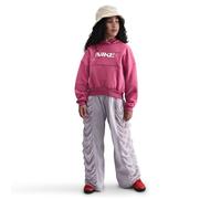 Nike Club Fleece Oversized Hoodie Junior S - Pink for Training and Relaxation, Soft Comfort and Stylish Fit