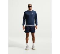 Nike Club Men's Fleece Crew - Blue - Cotton/Polyester XXL