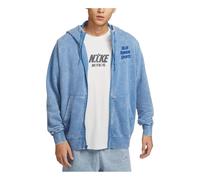 Nike Club Full Zip Hooded Jacket Asia Sizing 'Washed Blue' HQ6040-486 M