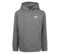 NIKE Club Hoodie Younger Kids Overhead Hooded Fleece Sweat Top Heather Grey 86F322 GEH New (as8, age, 2_years, 3_years, regular)