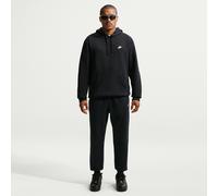 Nike Club Men's Cuffed Brushed Fleece Trousers - Black - Cotton/Polyester XXS