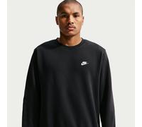 Nike Club Men's Fleece Crew - Black - Cotton/Polyester XL