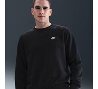 Nike Club Men's Fleece Crew - Black - Cotton/Polyester XL