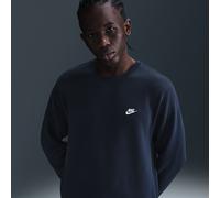 Nike Club Men's Fleece Crew - Blue - Cotton/Polyester XXL