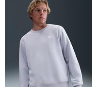 Nike Club Men's Fleece Crew - Grey - Cotton/Polyester XL