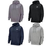 Nike Sportswear Club Fleece Pullover Hoodie Mens M Black