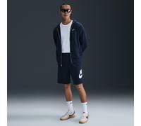 Nike Club Men's French Terry Alumni Shorts - Blue - Cotton/Rayon/Polyester S