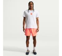 Nike Club Men's French Terry Flow Shorts - Orange - Cotton/Polyester