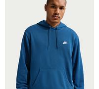 Nike Club Men's French Terry Pullover Hoodie - Blue - Cotton/Polyester S
