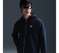 Nike Club Men's Full-Zip Fleece Hoodie - Blue - Cotton/Polyester L