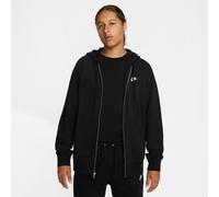 Nike Club Men's Full-Zip French Terry Hoodie - Black - Cotton/Polyester L