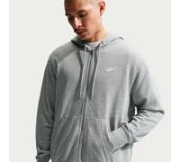 Nike Club Men's Full-Zip French Terry Hoodie - Grey - Cotton/Polyester