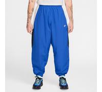 Nike Club Men's Oversized Woven Tracksuit Bottoms - Blue - Nylon M
