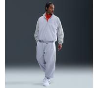 Nike Club Men's Oversized Woven Tracksuit Bottoms - Grey - Nylon L