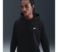 Nike Club Men's Pullover Fleece Hoodie - Black - Cotton/Polyester S