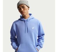 Nike Club Men's Pullover Fleece Hoodie - Blue - Cotton/Polyester L