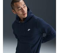 Nike Club Men's Pullover Fleece Hoodie - Blue - Cotton/Polyester M