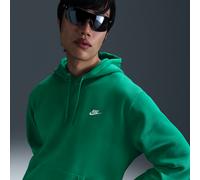 Nike Club Men's Pullover Fleece Hoodie - Green - Cotton/Polyester XL