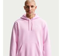Nike Club Men's Pullover Fleece Hoodie - Pink - Cotton/Polyester