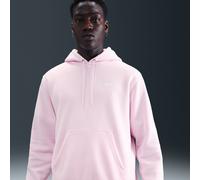 Nike Club Men's Pullover Fleece Hoodie - Pink - Cotton/Polyester XS