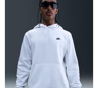 Nike Club Men's Pullover Fleece Hoodie - White - Cotton/Polyester S