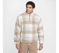 Nike Club Men's Winterized Half-Zip - Brown - Polyester M