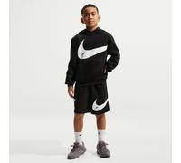 Nike Club Older Kids' French Terry Shorts - Black - Cotton/Polyester M