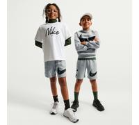 Nike Club Older Kids' French Terry Shorts - Grey - Cotton/Polyester L