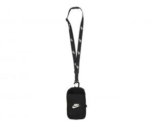 Nike Club Phone Crossbody Black White Sports Lanyard Key ID Holder