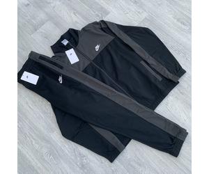 Nike Club Poly Knit Tracksuit Zip Track Top Joggers Sweatpants Set [DM6843-010]