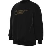 NIKE Club Sweatshirt Black/Metallic Gold 140