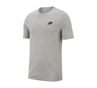 NIKE Men's Sportswear Club T shirt, Dk Grey Heather/(Black), M UK