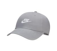 Nike Club Unstructured Futura Wash Cap - Particle Grey/White