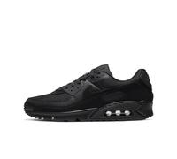 Nike Trainer Air Max 90 CN8490 - Men's Leather Lace-Up Classic Comfort Sneakers Black