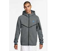 Nike Copilot said: Men's Tech Fleece Windrunner Full-Zip Hooded Jacket, Smoke Grey/Football Blue, Size S, Men Moke Grey/Football Blue