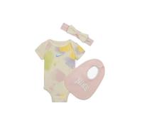 NIKE Coral Graphic NN0935 Multicolour Baby 3 Piece Bodysuit Headband Socks 0-6 Months