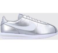 Nike Cortez Laminated Leather Trainers with Swoosh Logo and Round Toe - Size: 7½ - female