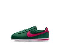 Nike Cortez Textile Older Kids' Shoes - Green 3