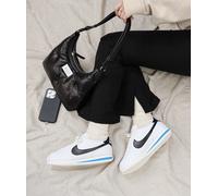 Nike Cortez White Black Blue Women's Trainers Shoes Size UK 5_7.5