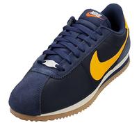 Nike Cortez Womens Fashion Trainers in Navy Yellow - 4.5 UK