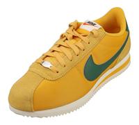 NIKE Cortez Womens Fashion Trainers in Yellow Green - 6 UK
