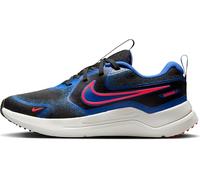 NIKE Cosmic Runner Boys' Navy/Black Sneakers, Marine, 4.5 UK